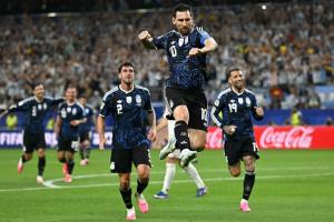 全勝頭名晉級！阿根廷3-1約旦 梅西任意球破門打進(jìn)世界杯第19球-77