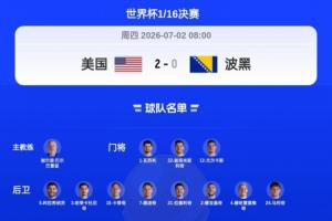 附加賽淘汰意大利！波黑4場丟8球止步32強(qiáng) 1/16決賽多打1人半小時(shí)