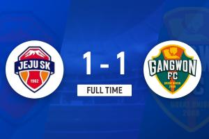 K聯(lián)賽：金申振頭槌破門，濟(jì)州SK1-1江原FC
