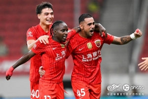 上海海港2-0上海申花，將于8月1日主場迎戰(zhàn)山東泰山隊