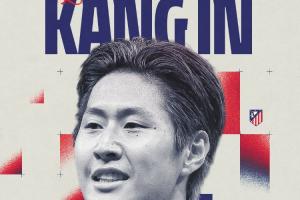 隊史首位韓國人！官方：韓國國腳李剛?cè)始用笋R競，總價約4000萬歐