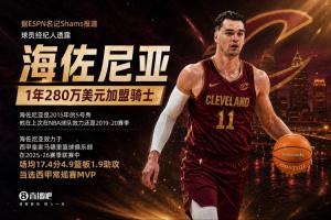時隔6年重返NBA！Shams：西甲MVP海佐尼亞1年280萬美元加盟騎士