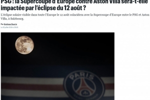法媒：歐超杯當(dāng)天可能出現(xiàn)日食現(xiàn)象，但不會影響球員熱身-8k