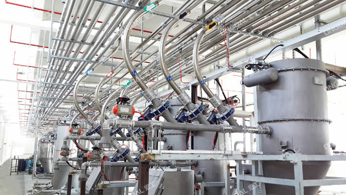 聚合物原料氣力輸送系統(tǒng) 聚合物原料氣力輸送系統(tǒng)